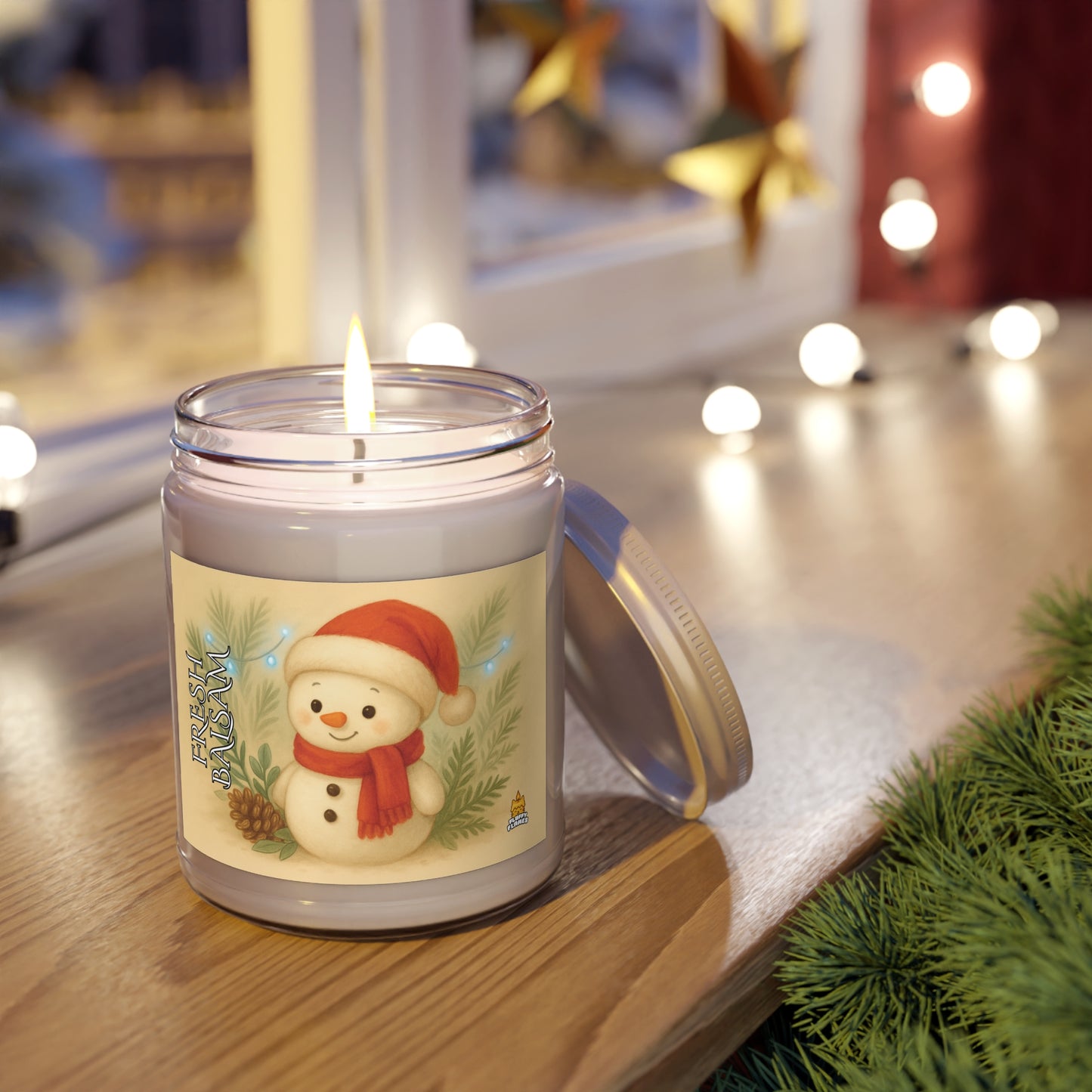 Fresh Balsam – Cheerful Snowman | Eco Candle