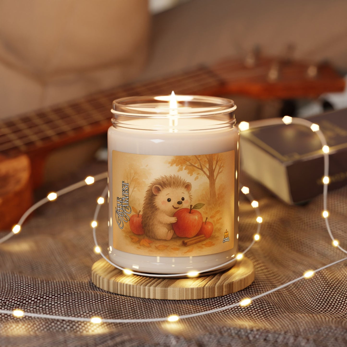 Apple Harvest – Shy Hedgehog | Eco Candle
